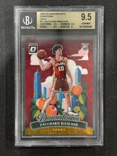 2024-25 OPTIC ZACCHARIE RISACHER RC ROOKIE DOWNTOWN GOLD PRIZM #/10 BGS 9.5 GEM