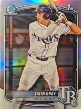 2025 Bowman Draft Base Set Chrome#BDC-7 Taitn Gray Refractor