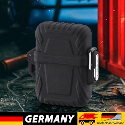 2Pcs Protective Lighter Cover with Secure Locking Closure Lighter Case for Men