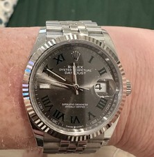 Rolex Datejust 126234 Silver Jubilee Bracelet with Silver Bezel
