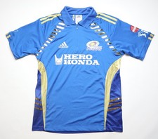 Mumbai Indians 2011 Twenty20 Cricket Shirt Jersey Kit Blue Adidas size S Small