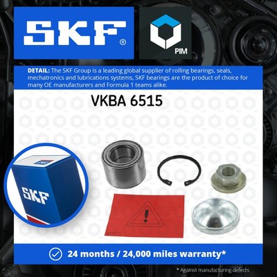 Wheel Bearing Kit fits FORD FUSION TDCi 1.4D Rear 02 to 12 SKF 1201568 1335383