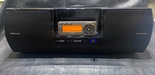 SIRIUS SUBX2C SATELLITE RADIO SPEAKER BOOMBOX DOCK BLACK ANTENNA PWR CORD WORKS