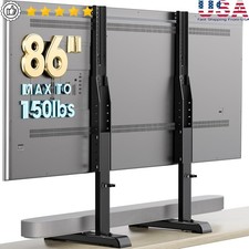Universal Adjustable Tabletop TV Stand VESA 100x100 to 800x600 Heavy Duty New