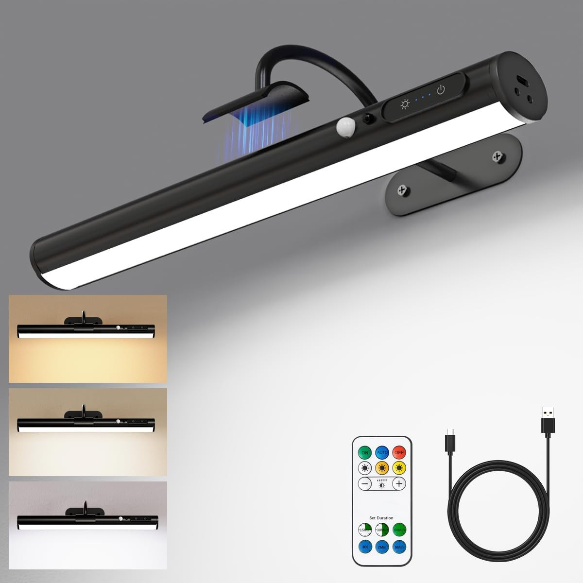Lampada Design Ricaricabile Specchio | Applique LED Sensore Movimento