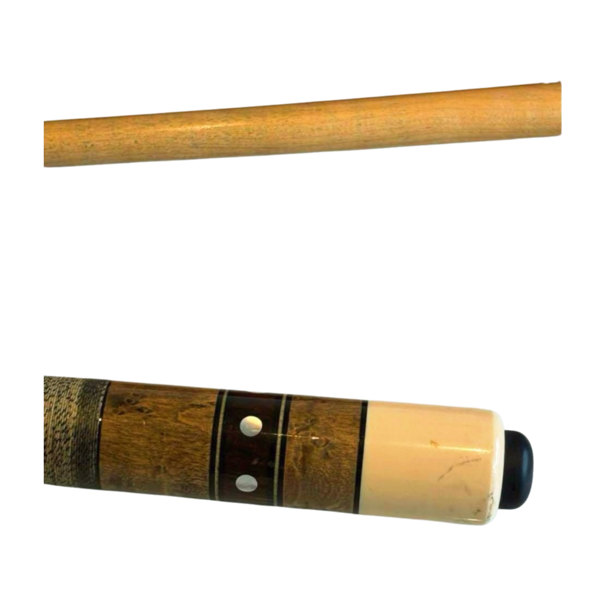 VTG 1989 ADAM Helmstetter Billiard Play Cue Normal Shaft Linen