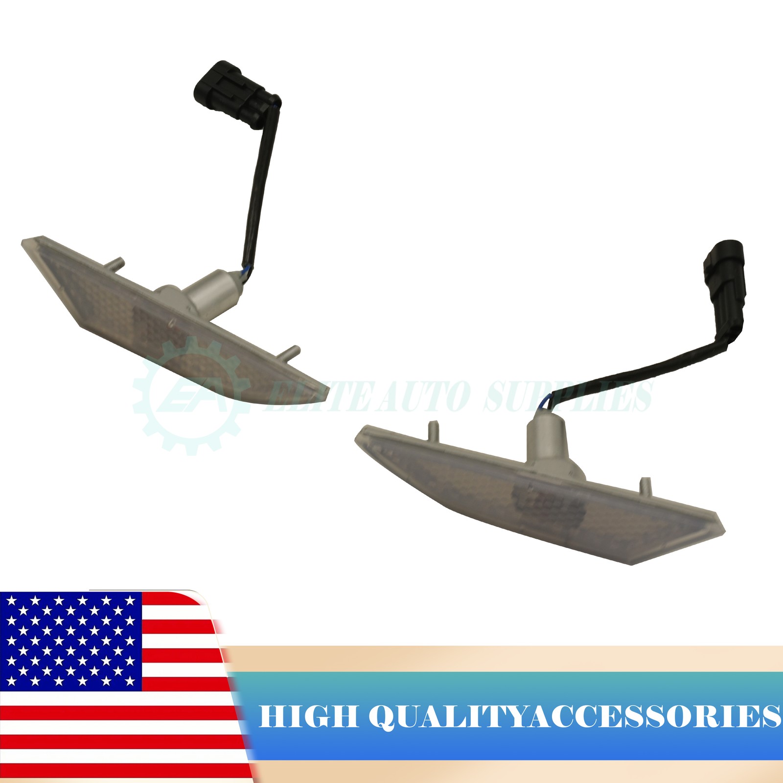 2x Front Bumper Side Marker Indicator For Lamborghini Gallardo LP560-4 LP550-2