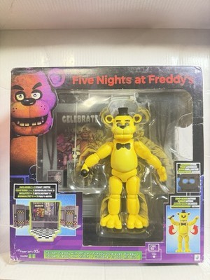 Jazwares Five Nights at Freddy's Golden Freddy Office Set - 5