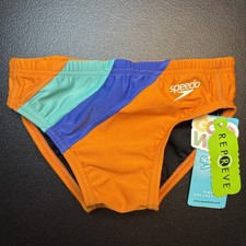 Speedo Boys / Youth Swim Briefs Euro Brazilian Bathing Suit Size 24 Age 7-8