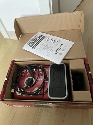 ZOOM BASS B2.1u Multi-Effekt Bass Effektpedal gebraucht mit Box, englisches H...