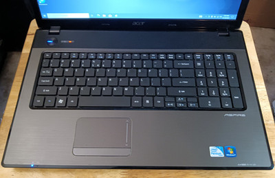 Acer Aspire 7741Z/Core i5-480M 2.67ghz/6gb/320gb/Windows 10 Home/Webcam/BT/17.3''