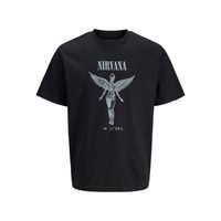 Jack&Jones Koszulka T-Shirt Nirvana Jprblunirvana SS TEE 12287521 Black - XL Jac