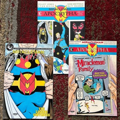 all 3 Miracleman Apocrypha by Mark Buckingham Complete Set 1991 Eclipse Comics