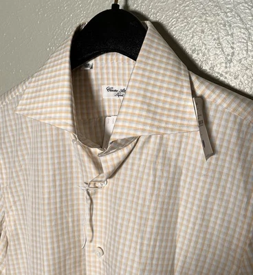 cesare attolini　コットンジャージー　ドレスシャツ　38/15 Men's Cesare Attolini Shirts for sale | eBay
