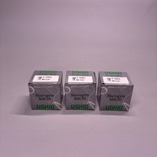 Lot of 3 USHIO Ultraline 10,000 Hour EXT/FG/WS/6500K  12V 50W MR16  Light Bulb