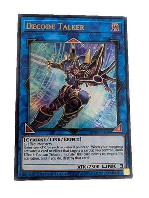 YUGIOH Decode Talker Deck Complete 44 - Cards