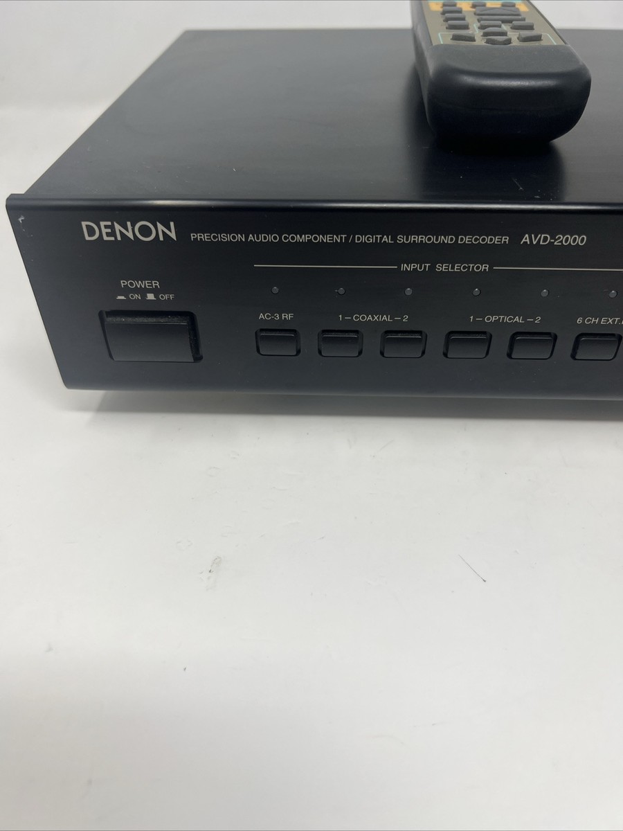 DENON AVD-2000 Super Rare Vintage Digital Processor Decoder. Power