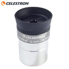 Celestron OMNI 6mm Plossl Eyepiece 93317 Optical 1.25" Barrels 5mm Eye Relif 50°