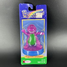 Colorforms 1998 New/Sealed Rare Collectable Barney Figurine Stamper I Love You