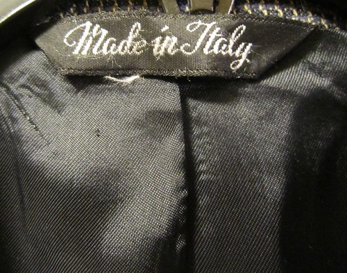 SZ 42S CHIAVARI LANIFICIO GALTES MENS BLUE SILK WOOL BLND SUIT JACKET BLAZER EUC - 第 3/7 張圖片