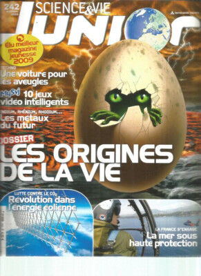 SCIENCES & VIE JUNIOR NR. 242 URSPRUNG DES LEBENS / REVOL. WINDENERGIE