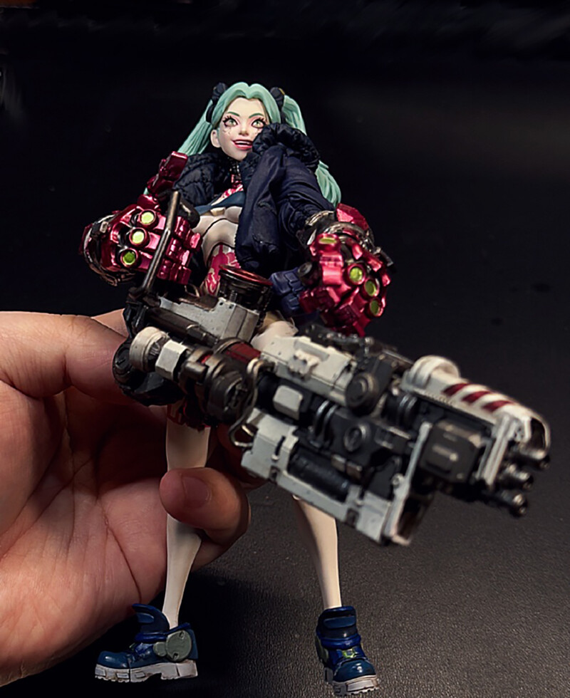Romankey Cyberpunk：Edgerunners Rebecca 1/12 Action Figure
