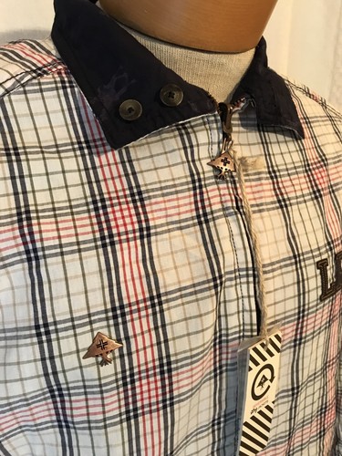 New LRG Reversible Good School M Jacket Lifted Research Group Plaid Org 125 - Picture 6 of 10
