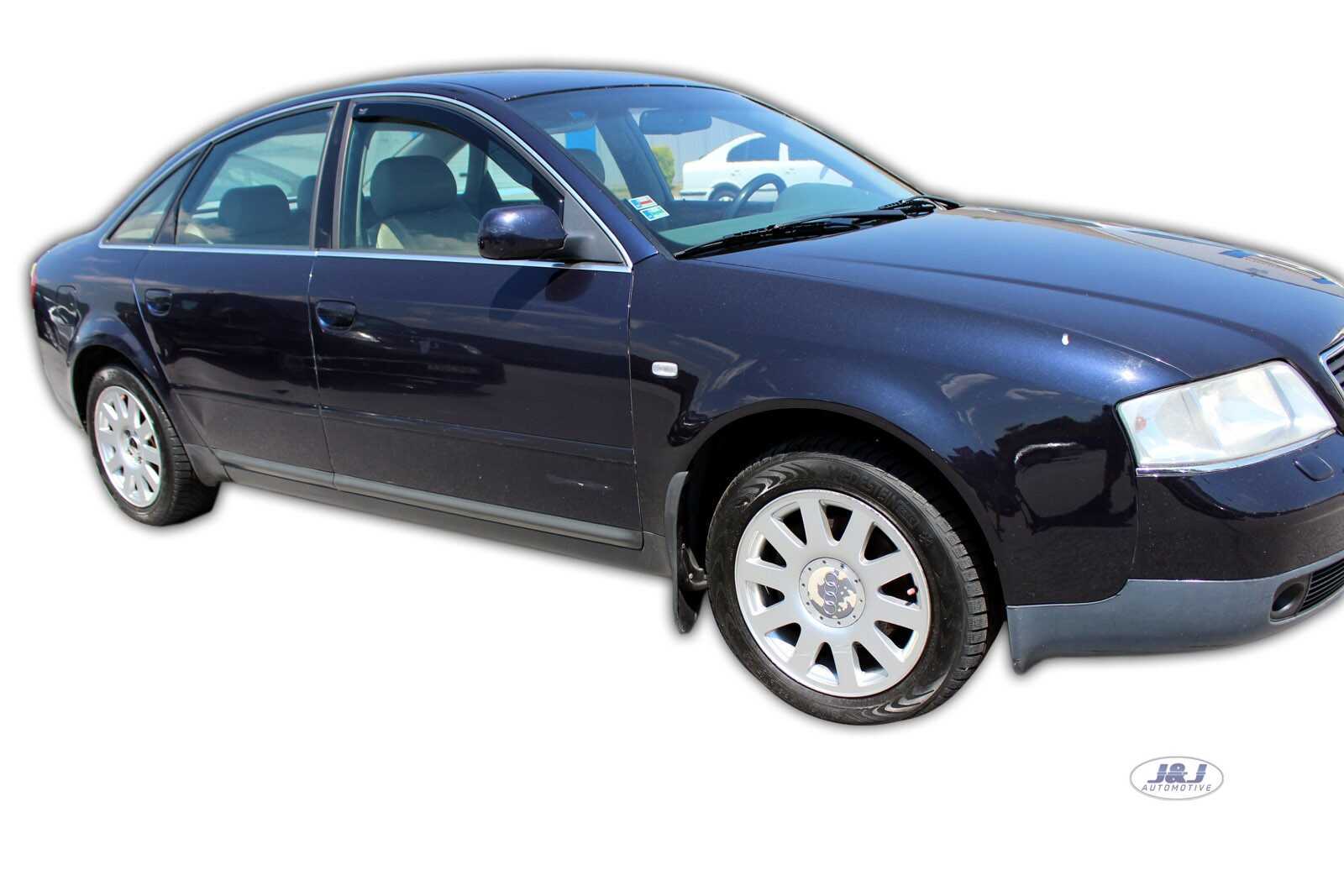 Déflecteurs de vent haut de gamme HEKO pour Audi A6 C5 en acrylique teinté ultra résistant 2pc