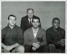 1963 Press Photo Western Michigan college football tri-captains - afa45949