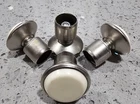 Retro Chair and Table Feet 1950's - 60's for 14mm OD Hollow Legs (Set of 4 feet)
