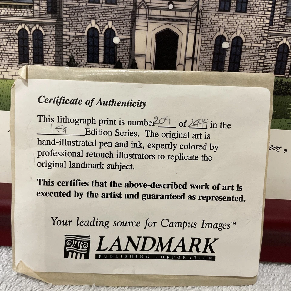 Kansas State wildcats Lithograph Print #209 of 2499 First Edition Series￼ #27 - Image 3 of 4