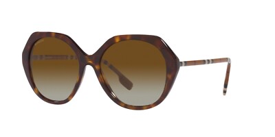 Burberry VANESSA BE 4375 Dark Havana/Brown Shaded Polarized  display picture 1