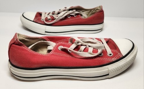Converse All Star Red Faded Womens Size 7 - Picture 2 of 6