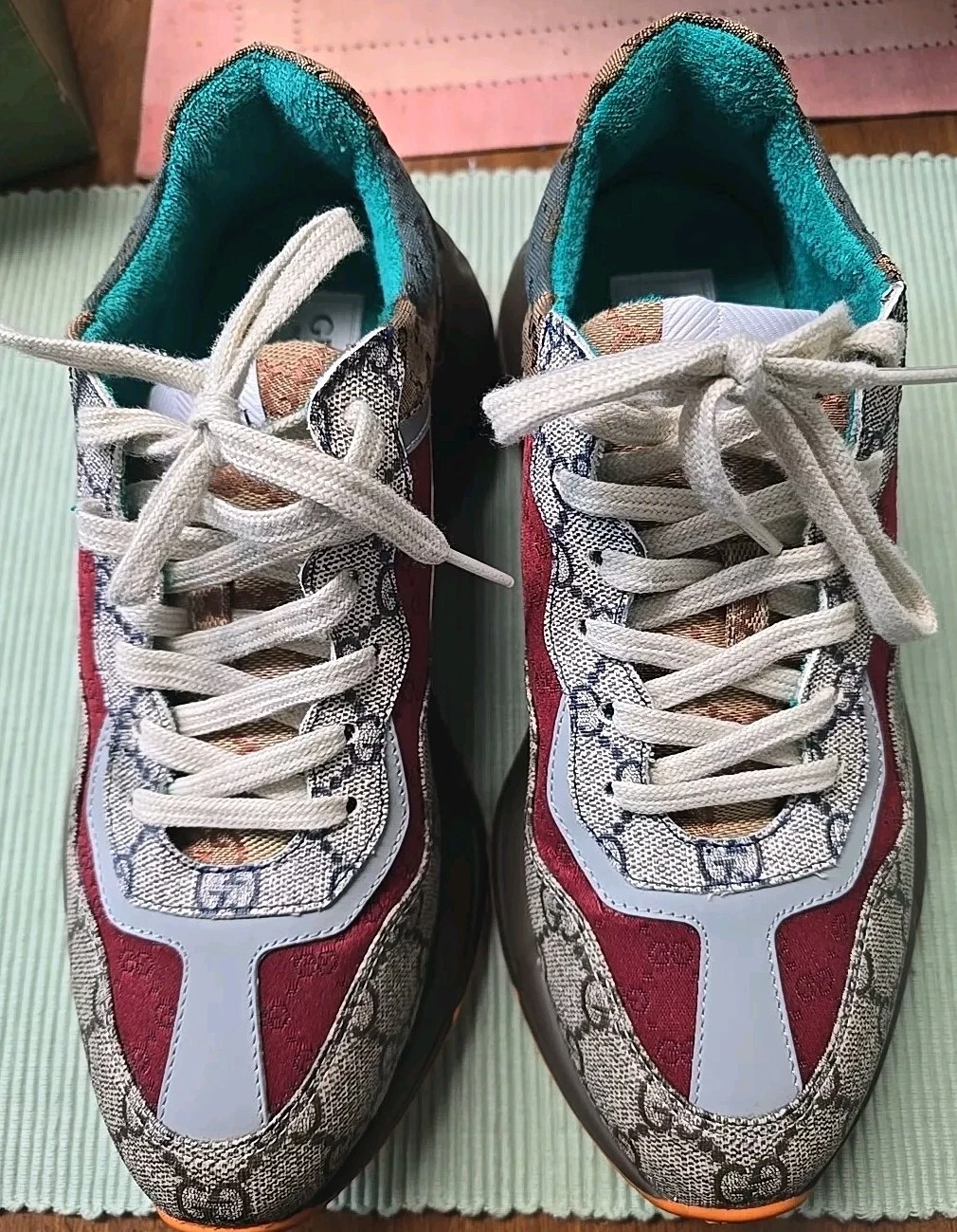 Baskets authentiques Gucci Rhython homme 9,5