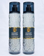 2 Bath Body Works MIDNIGHT ADDICTION Fragrance Mist Body Spray 8 oz