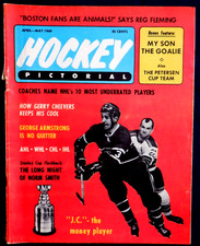 Hockey Pictorial May 1969, Tremblay, Marshall, Grant, Cheevers, Fleming, Madigan