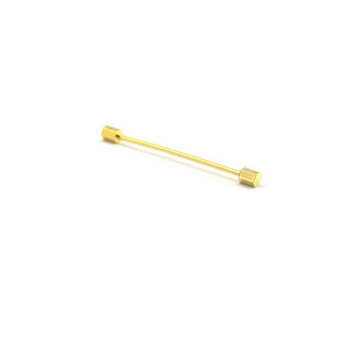 Men Stainless Steel Hexagonal Column Collar Pin Party Business Shirt Jewelry - Picture 4 of 6