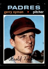 1971 Topps Baseball #656 Gerry Nyman EX *d2