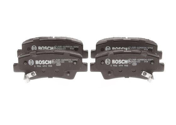 Plaquettes de frein de qualité supérieure BOSCH 0986494908 pour berlines Hyundai