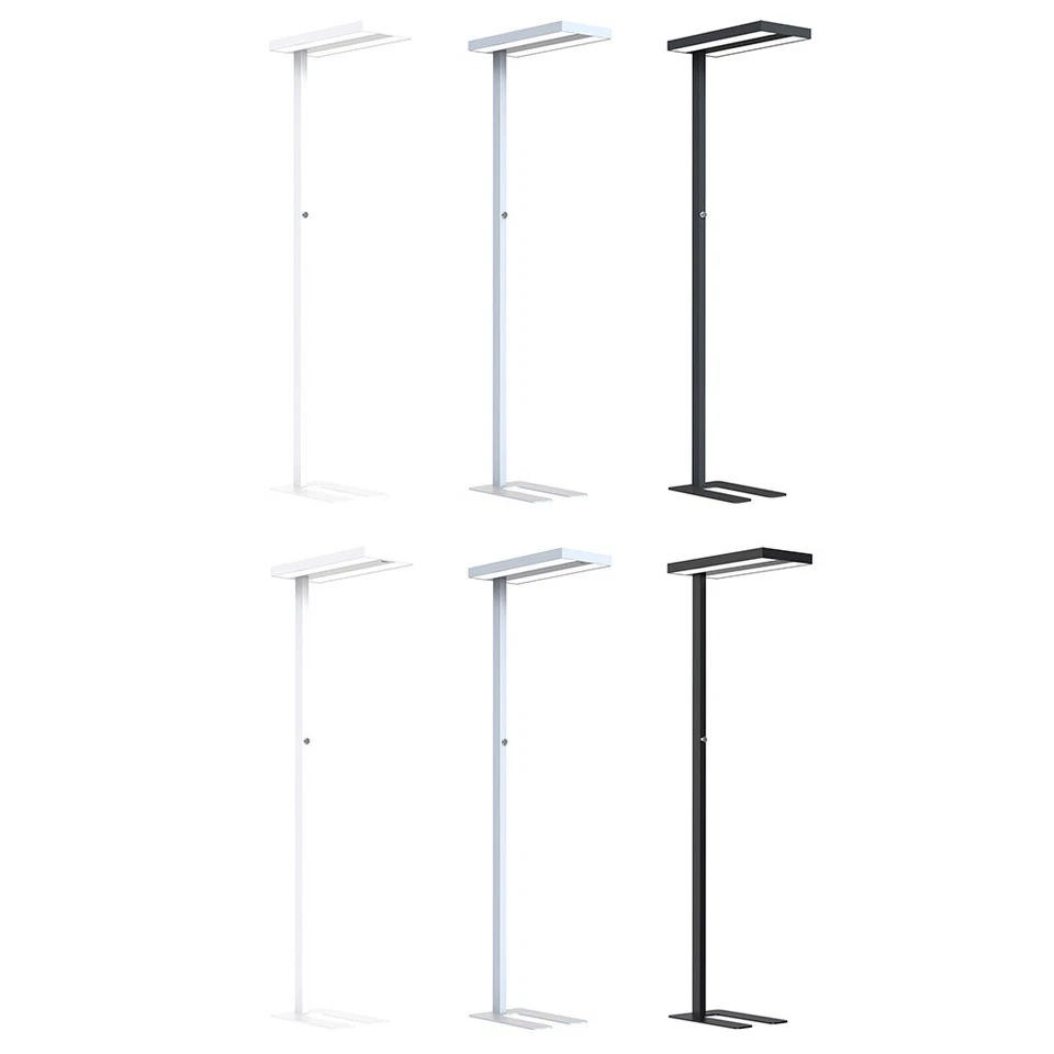 LED Stehleuchte Up & Down 2 x 40W 8800lm Büro Stehlampe 4000K UGR<17 dimmbar  - Bild 1 von 1
