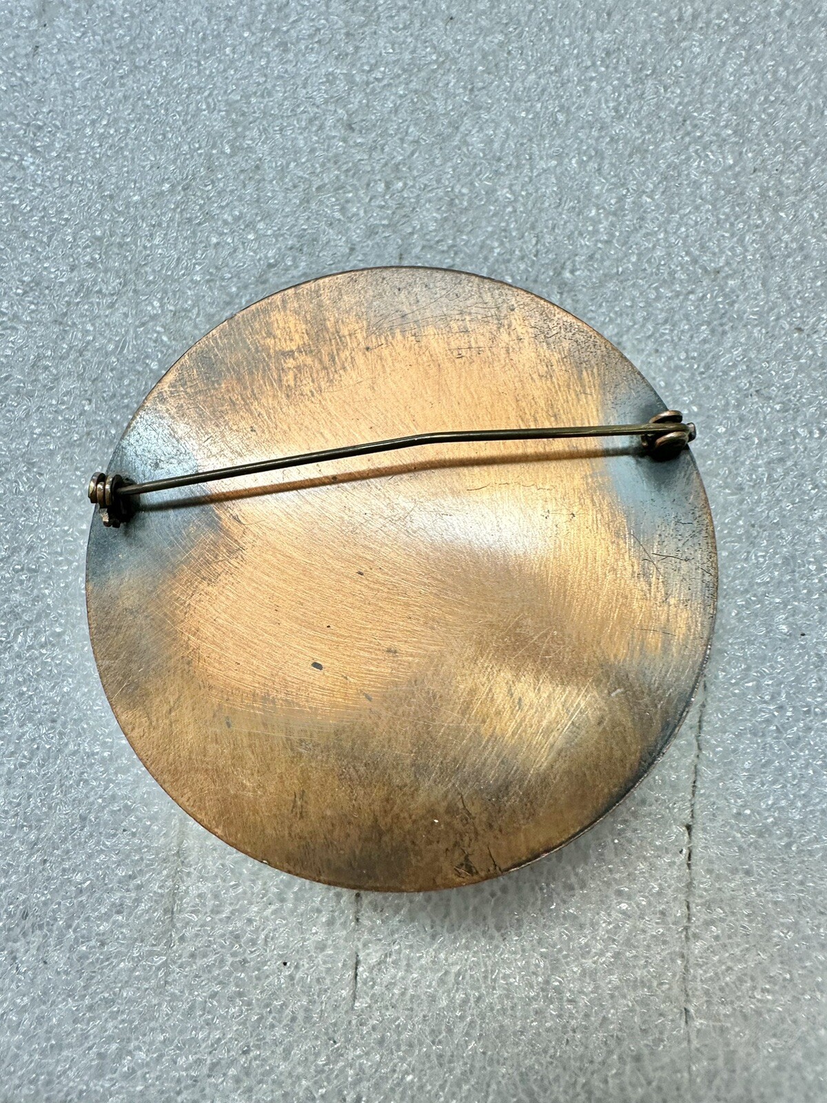 VTG 2.5” 3D Dimensional Solid Copper Meditating B… - image 4