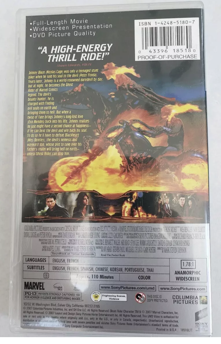 GHOST RIDER  Sony Pictures Entertainment