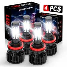For Buick LaCrosse 2010 2011-2013 4x Combo LED Headlight Hi/Lo Beam Bulbs H9 H11