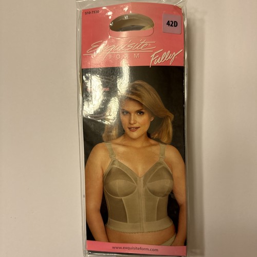 Exquisite Form 5107530 Front Close Longline Posture Bra 42D - 第 1/4 張圖片