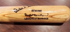 Bud Harrelson Game Used Autographed Bat New York Mets