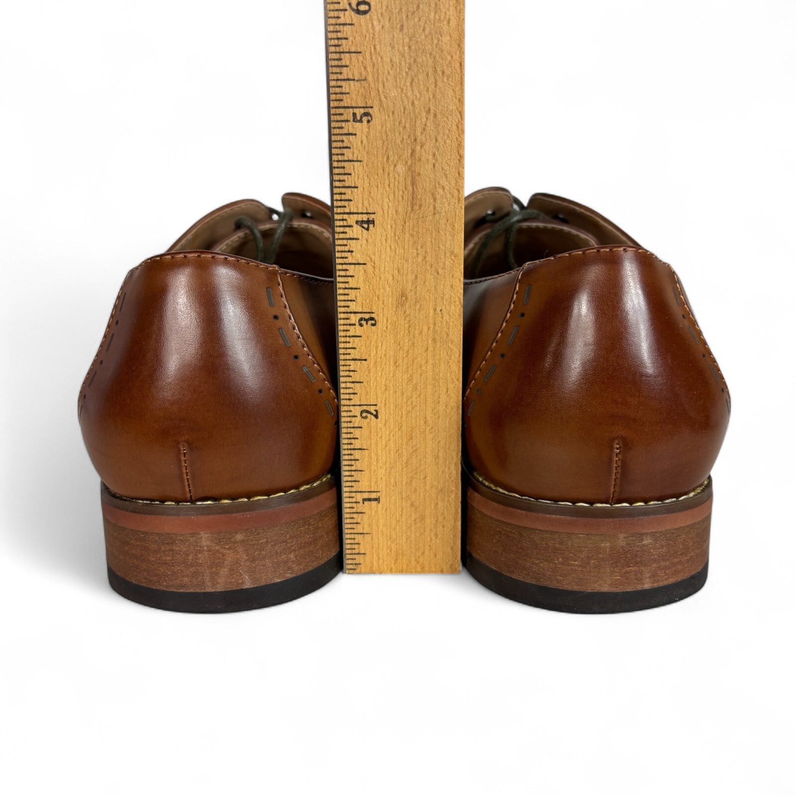 SAOLA Scarpe eleganti Kenneth Cole Reaction Oxford taglia 8M marrone stringate