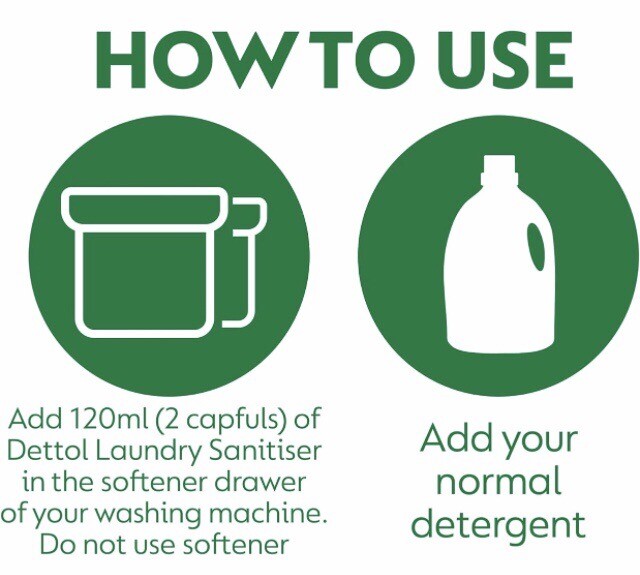 Dettol Antibacterial Laundry Sanitiser Cleanser Soothing Lavender 1.5L