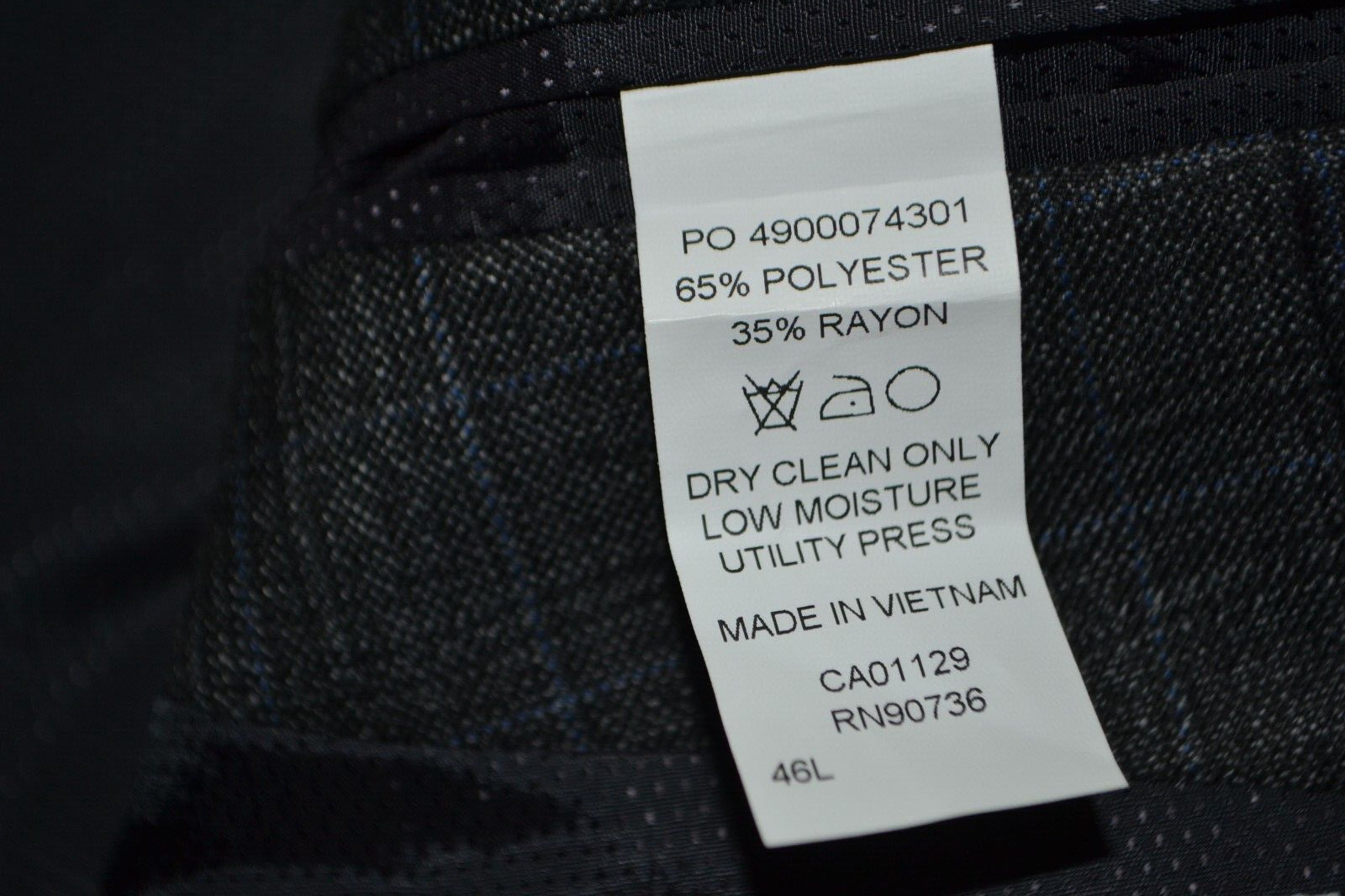 Michael Kors Men Polyester Rayon Check 2 Front Buttons Sports Coat Size 46L thumbnail 12