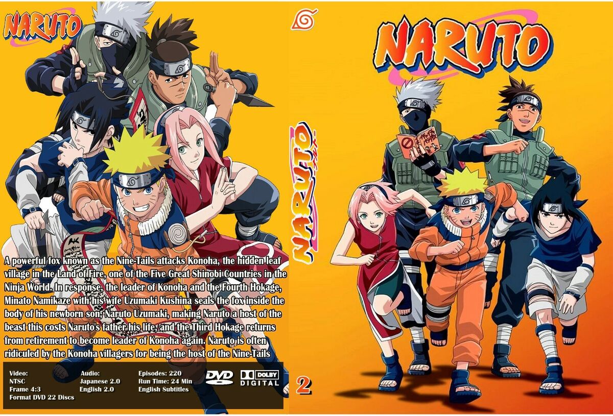 DVD Naruto Clássico - Coleção Completa - 220 Episódios