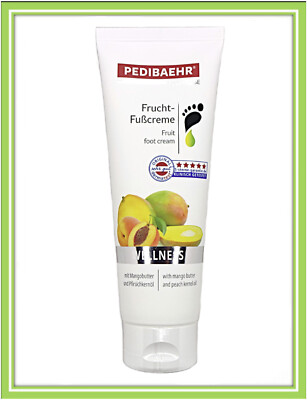 Pedibaehr Frucht Fußcreme Urea Trockene Haut 125ml | 55,20/ L